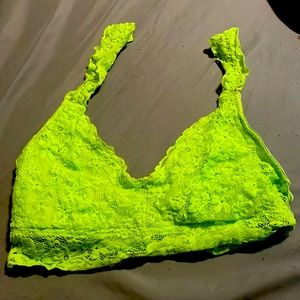 Super cute Lime green bralette